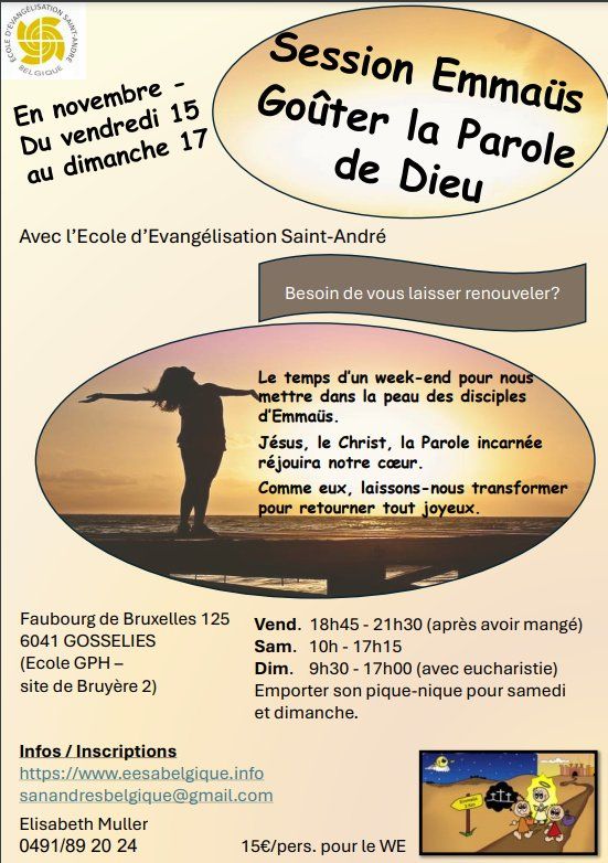 Affiche de la Session Emmaüs